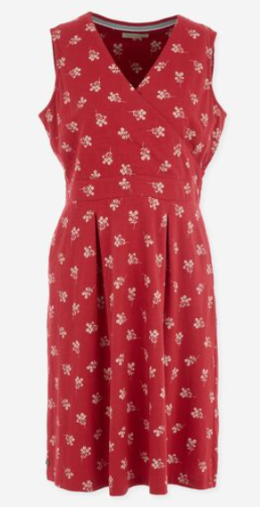The Meadow Fling Faux-Wrap Dress